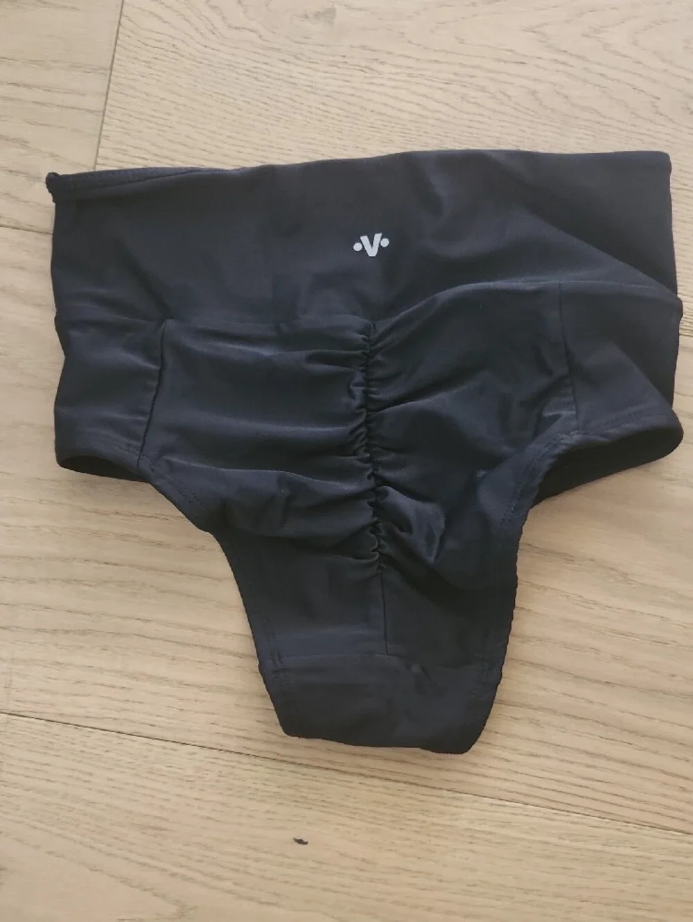 High-Waist Women’s Swim Briefs in Black